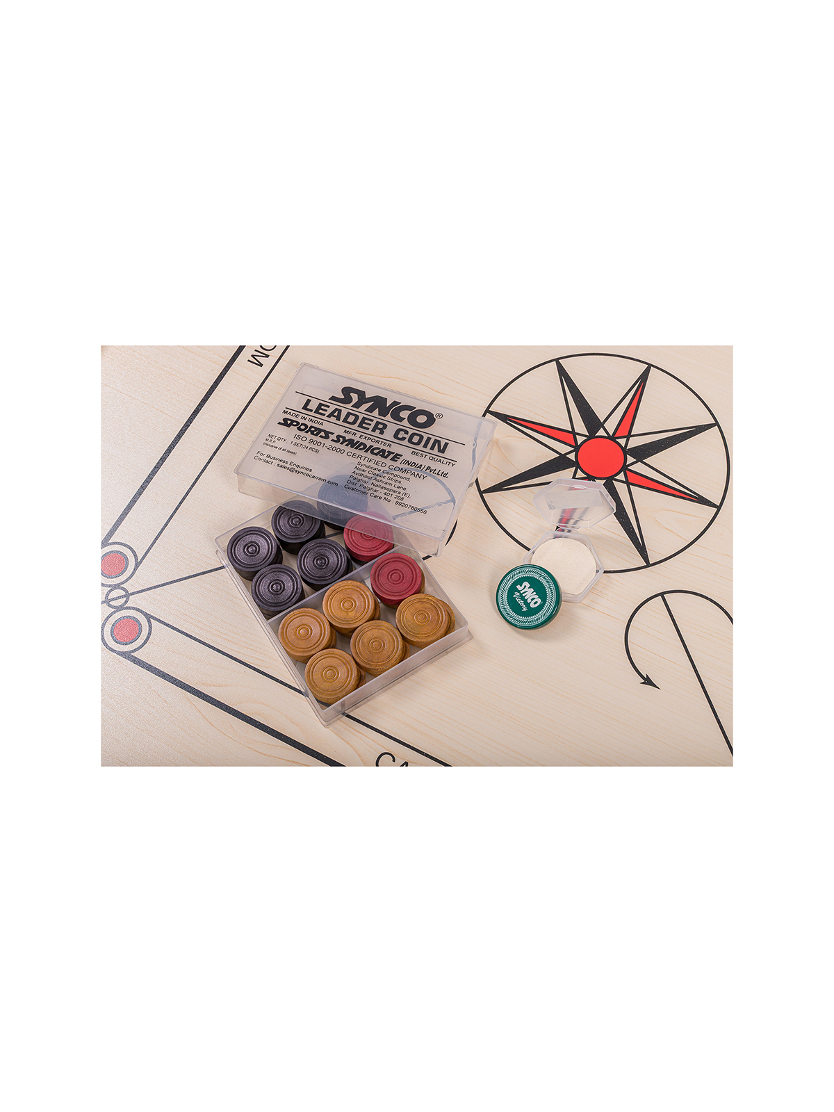 Bilard Indyjski - Carrom - sklep-szachy.pl