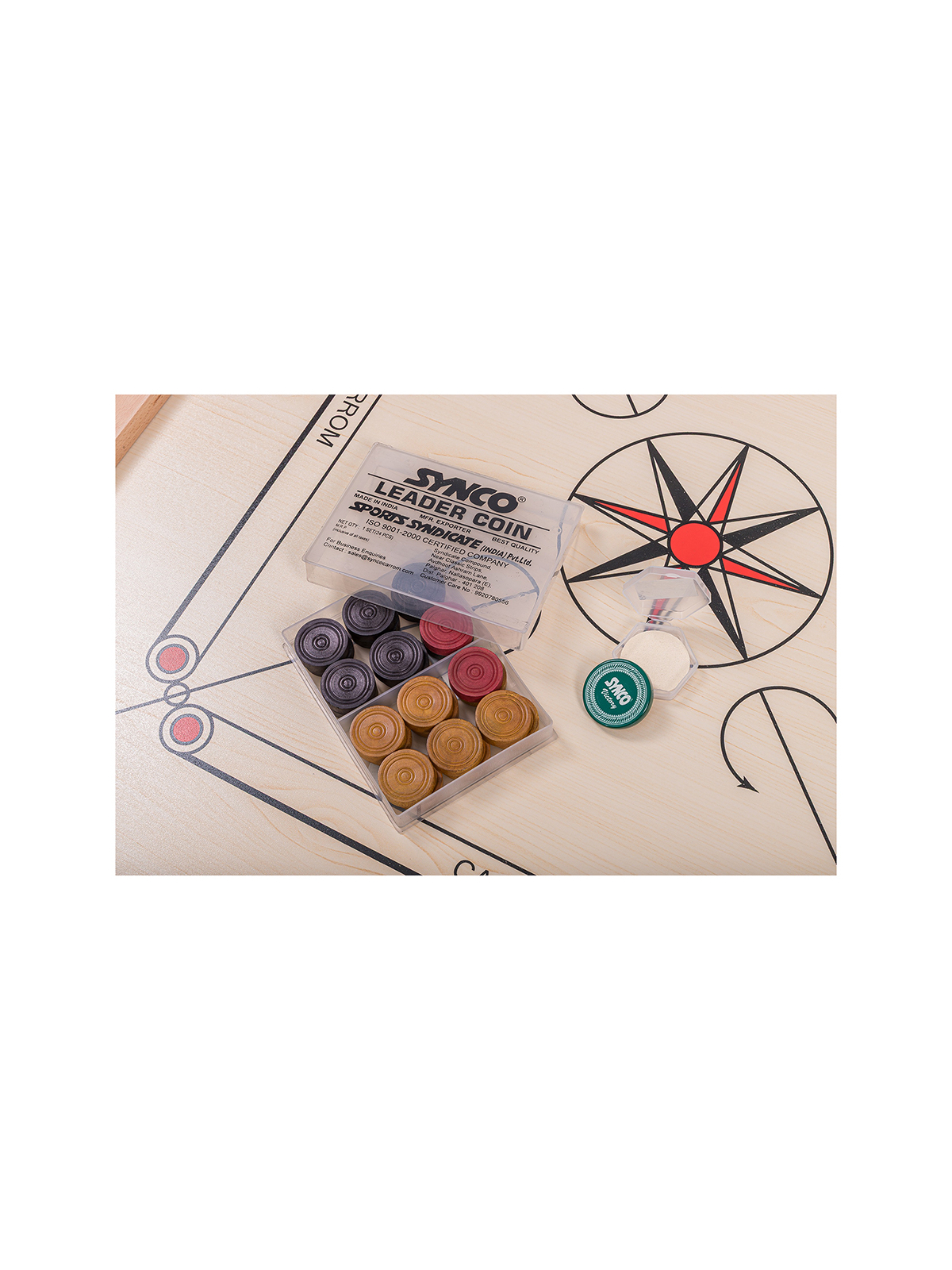 Bilard Indyjski - Carrom - sklep-szachy.pl