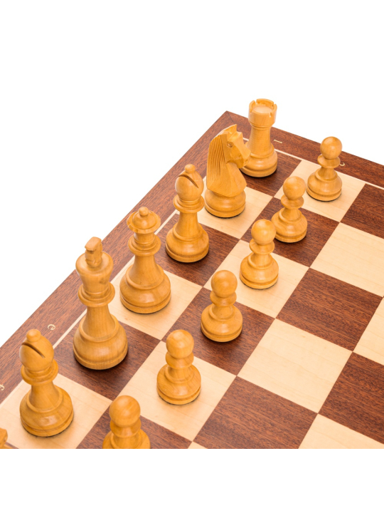 Mahogany Standard D - Chess Set - Chess Shop - sklep-szachy.pl