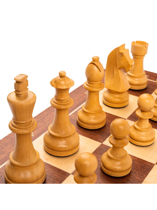 Mahagoni Standard D - Schach Set - Schach Shop  sklep-szachy.pl