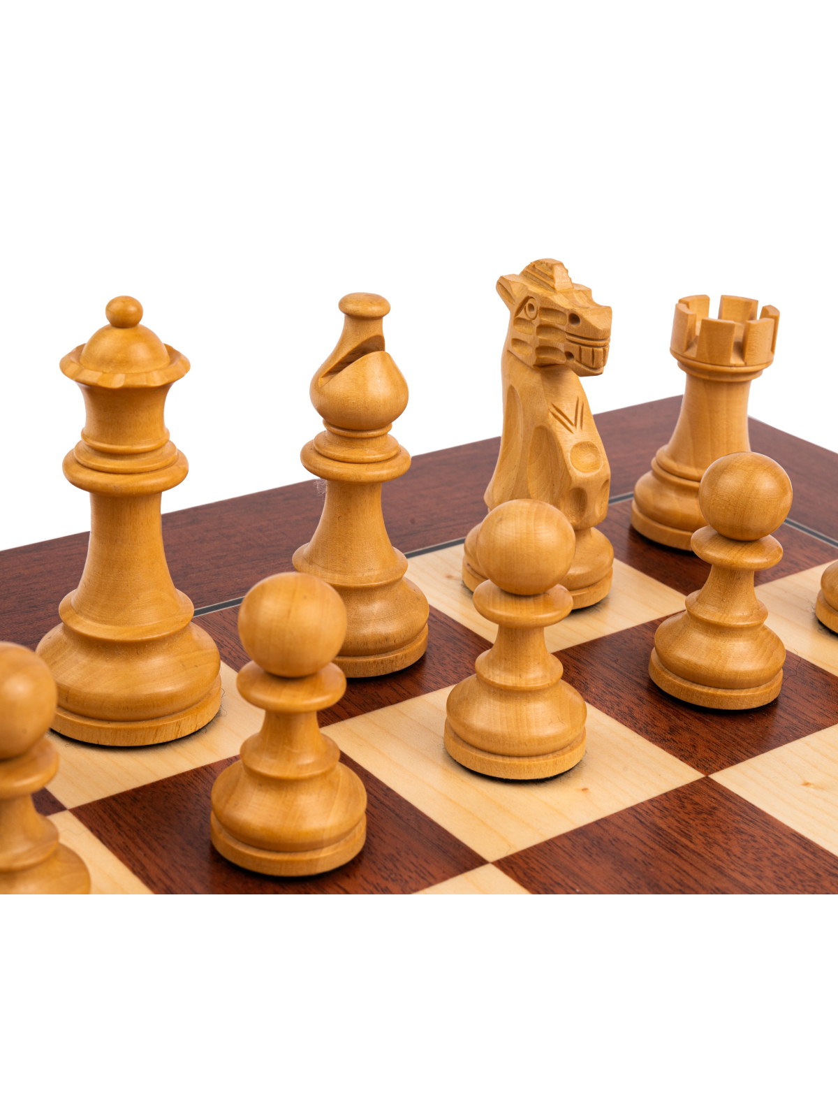 Mahogany Deluxe - Chess Set - Chess Shop - sklep-szachy.pl