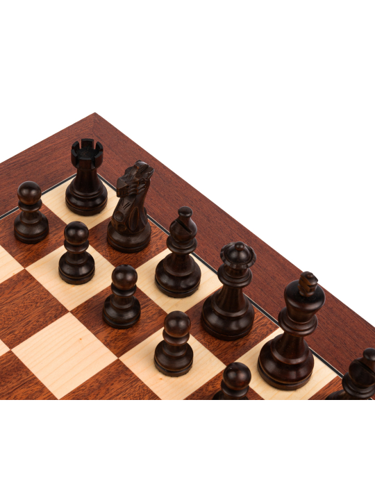Mahogany Deluxe - Chess Set - Chess Shop - sklep-szachy.pl