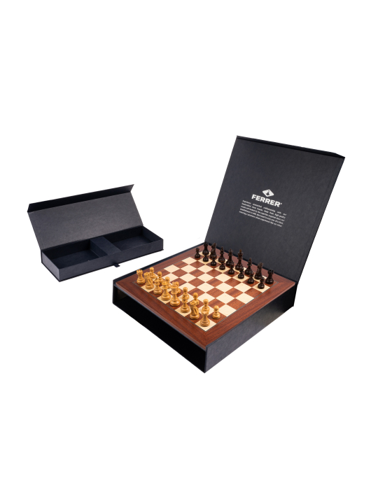 Mahogany Deluxe - Chess Set - Chess Shop - sklep-szachy.pl