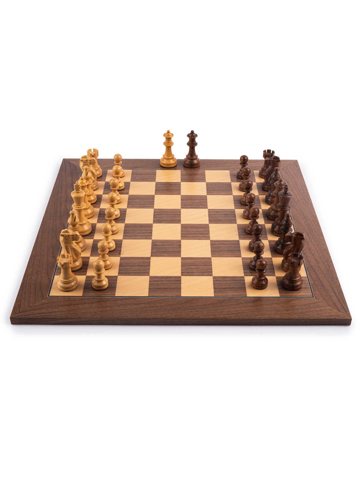 Walnut Deluxe - Chess Set - Chess Shop - sklep-szachy.pl