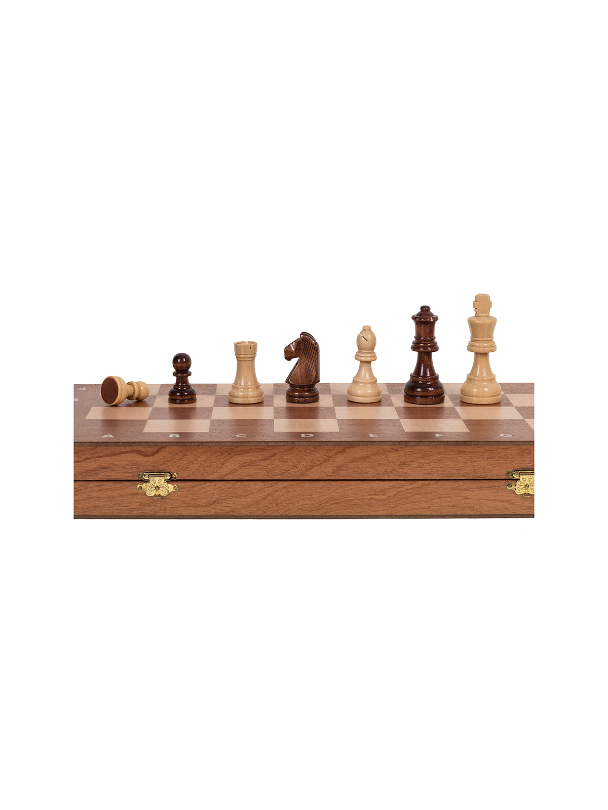 Magnetisch Schach Turnier 470 - Mahagoni - Online Schach Shop - sklep-szachy.pl