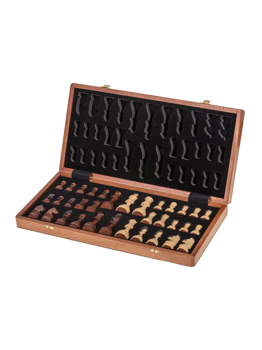 Magnetic Chess Tournament 470 - Mahogany - Online Chess Shop - sklep-szachy.pl