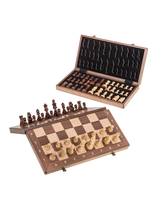Magnetic Chess Tournament 470 - Walnut- Online Chess Shop - sklep-szachy.pl
