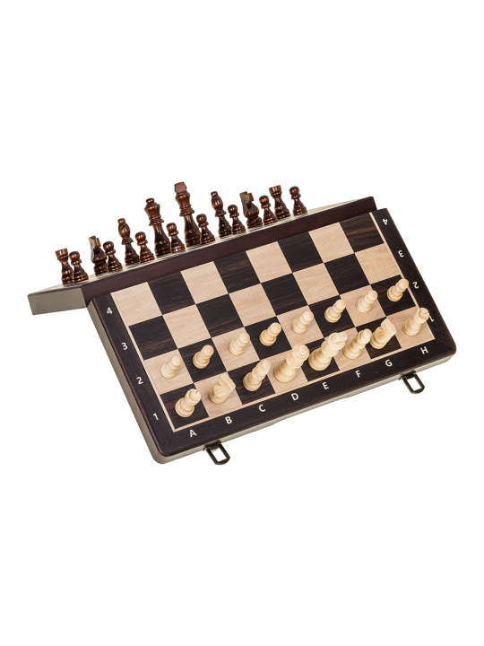 Szachy Warcaby Magnetyczne 380 - Heban - sklep-szachy.pl