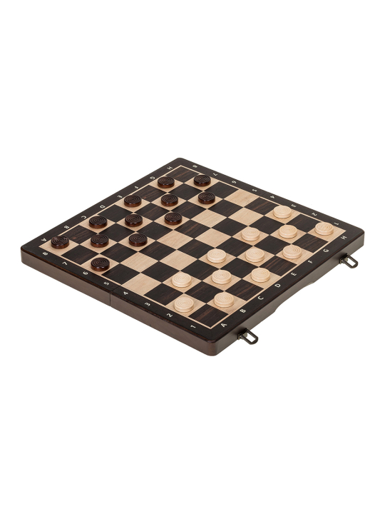 Schach Dame Magnetisch 380 - Ebenholz - sklep-szachy.pl