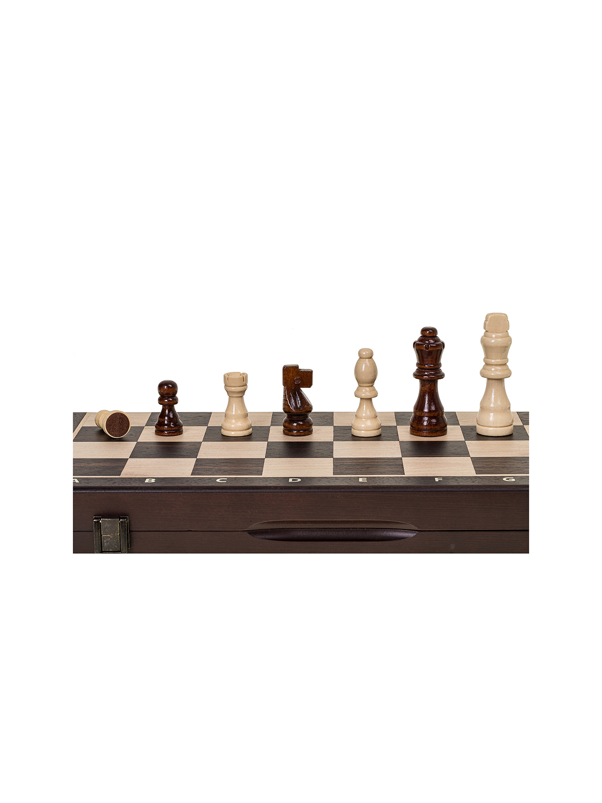 Schach Dame Magnetisch 380 - Ebenholz - sklep-szachy.pl