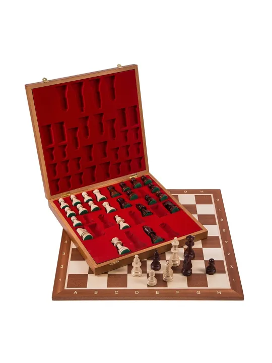 Profi Chess Set No 6 - Mahogany Lux