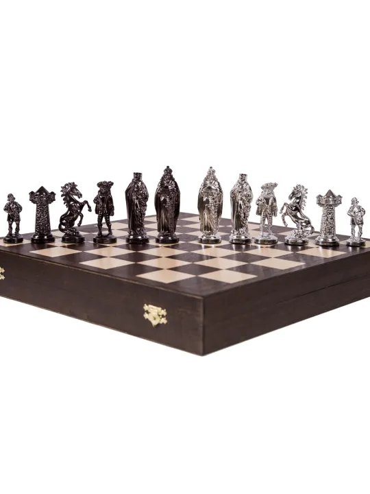 Chess Pieces Medieval - Silver Edition