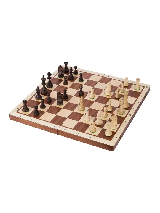 Schach Turnier Nr. 6 - Mahagoni BL