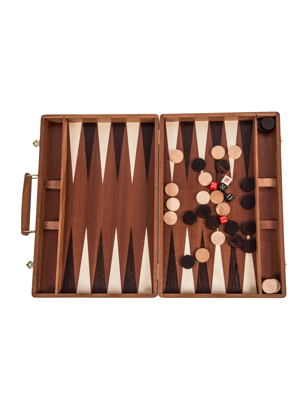 Backgammon 38 Exclusive - Mahagoni
