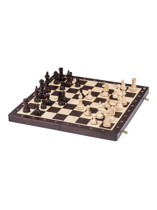 Schach Magnetisch - Mahagoni