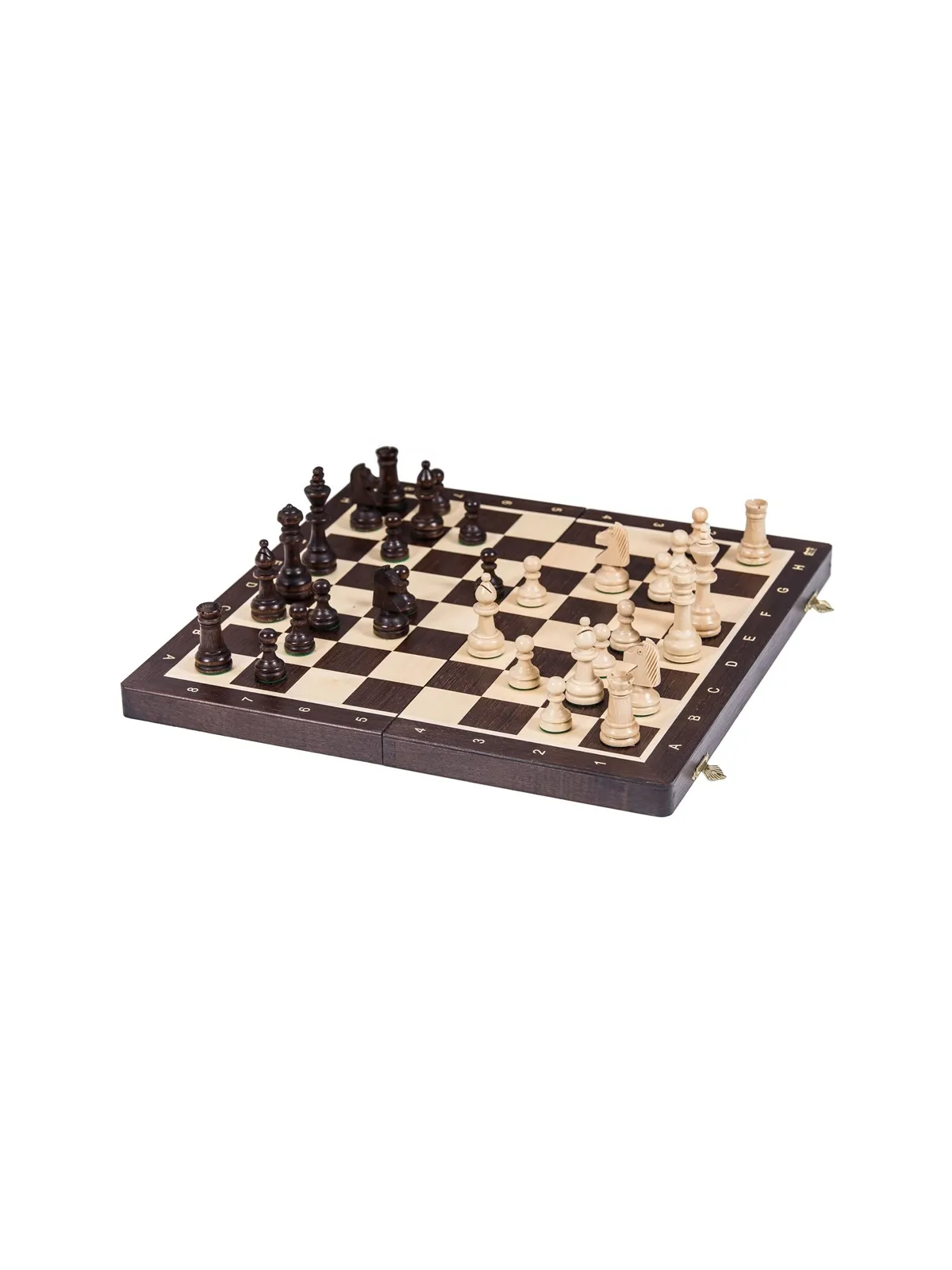 Schach Magnetisch - Mahagoni