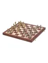 Chess Tournament No 4 - Mahogany / Metal
