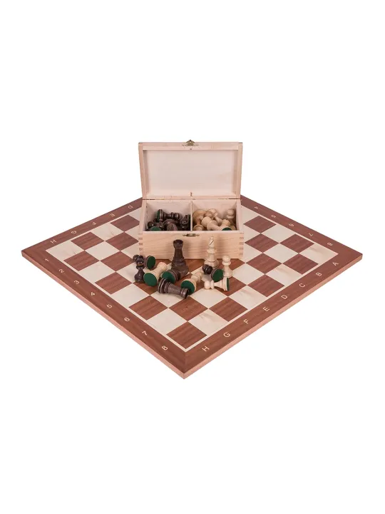 Profi Schach Set Nr 5 - Mahagoni