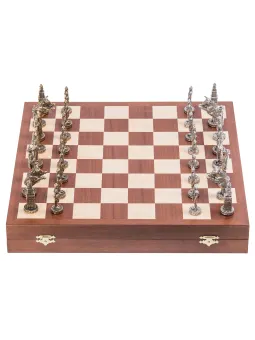 Chess King Arthur - Metal lux