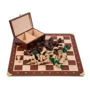 Professional Wooden Chess Set - Chessboard + Chess Pieces